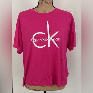 Calvin Klein Jeans Vibrant Pink Tee